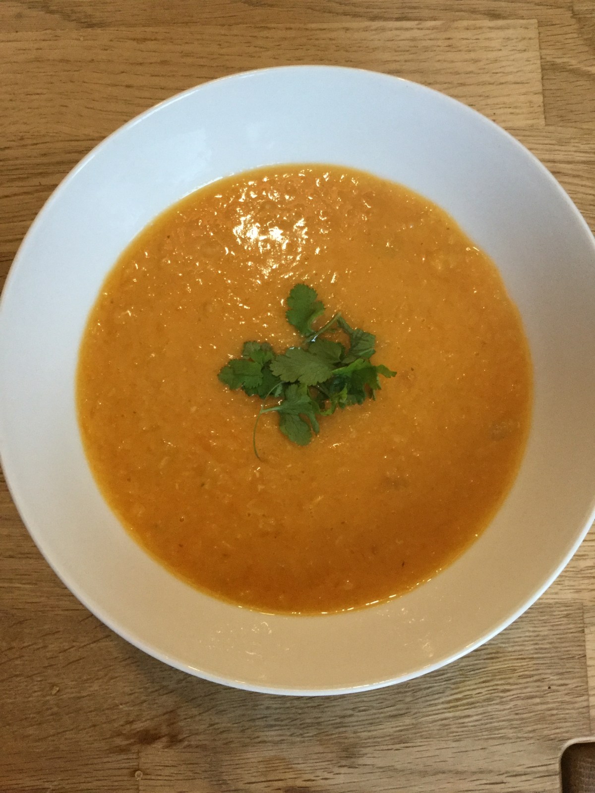 Butternut Squash, Lentil & Ginger&nbsp;soup