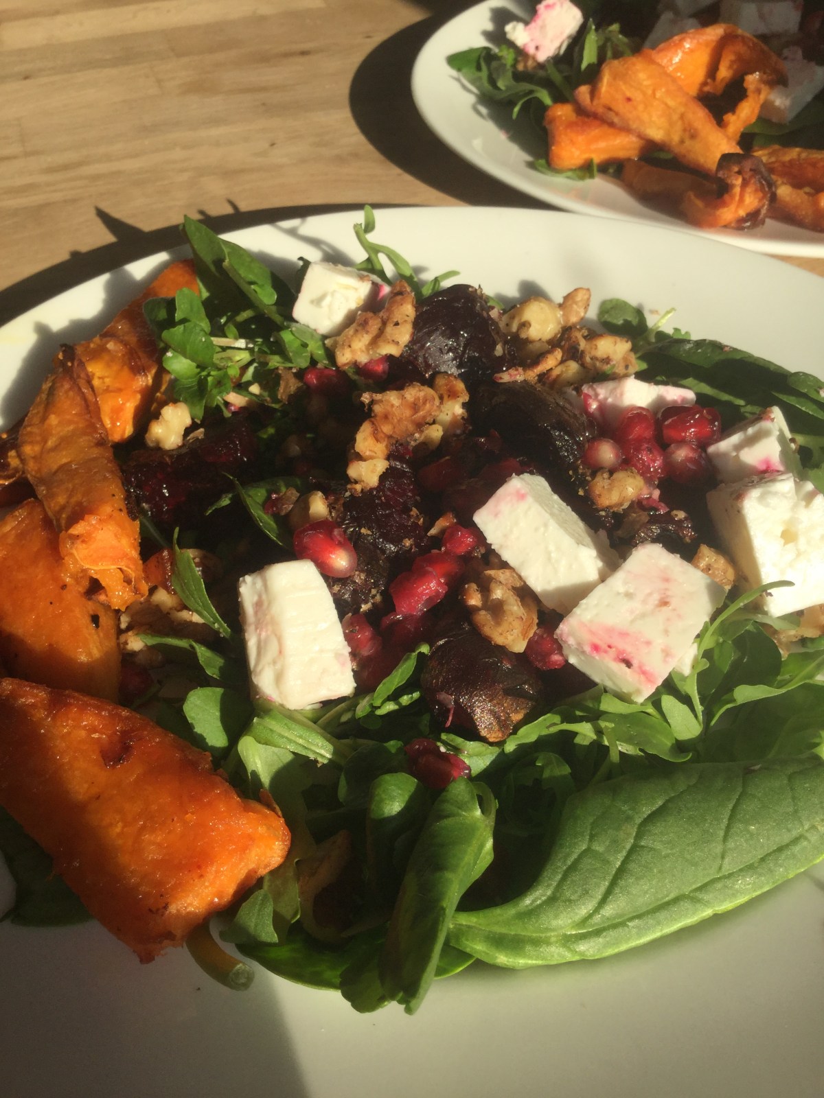 Antioxidant-Rich, Roasted Beetroot, Pomegranate & Walnut&nbsp;Salad